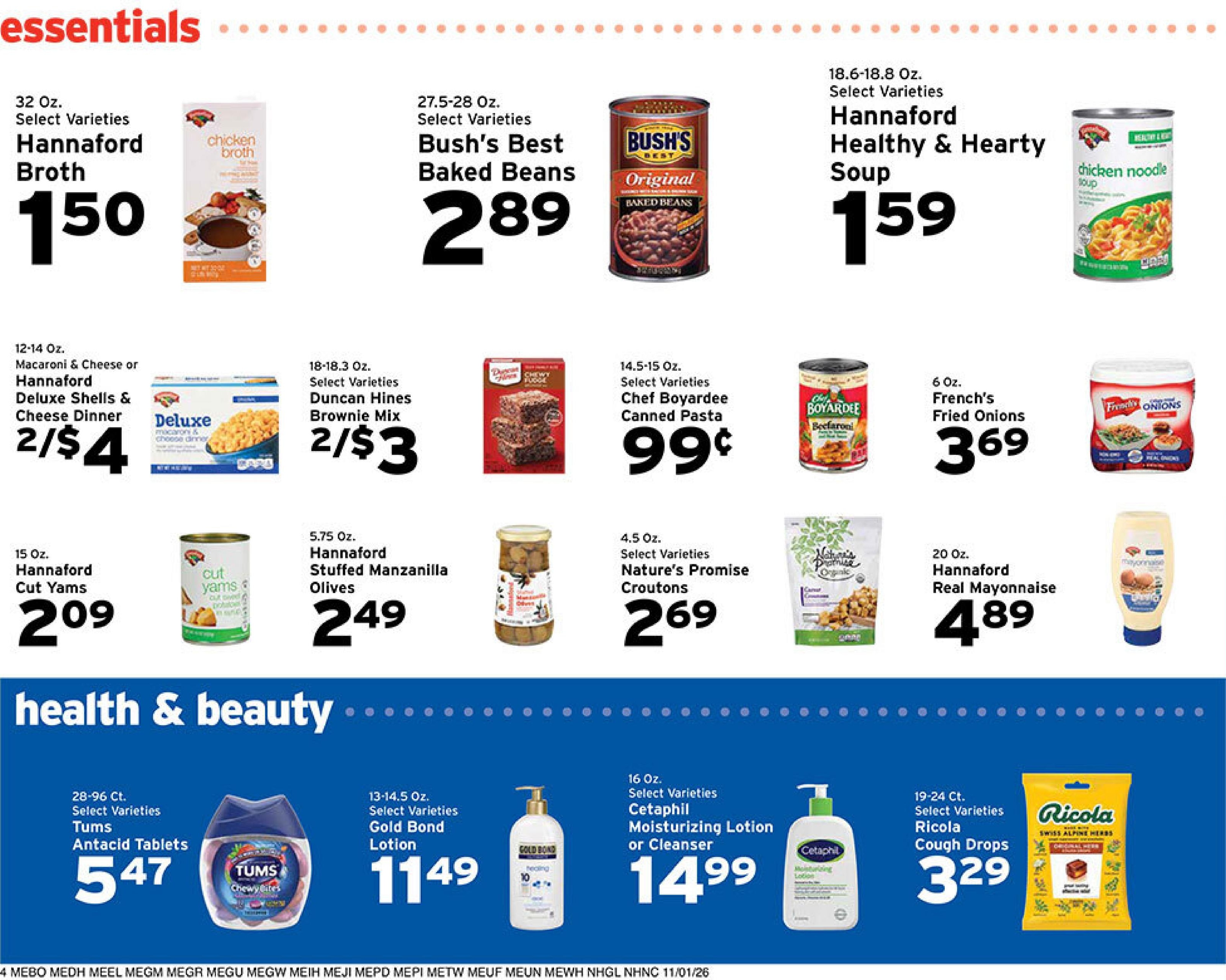 Danforth's Supermarket Weekly Ad November 1 - 7, 2026