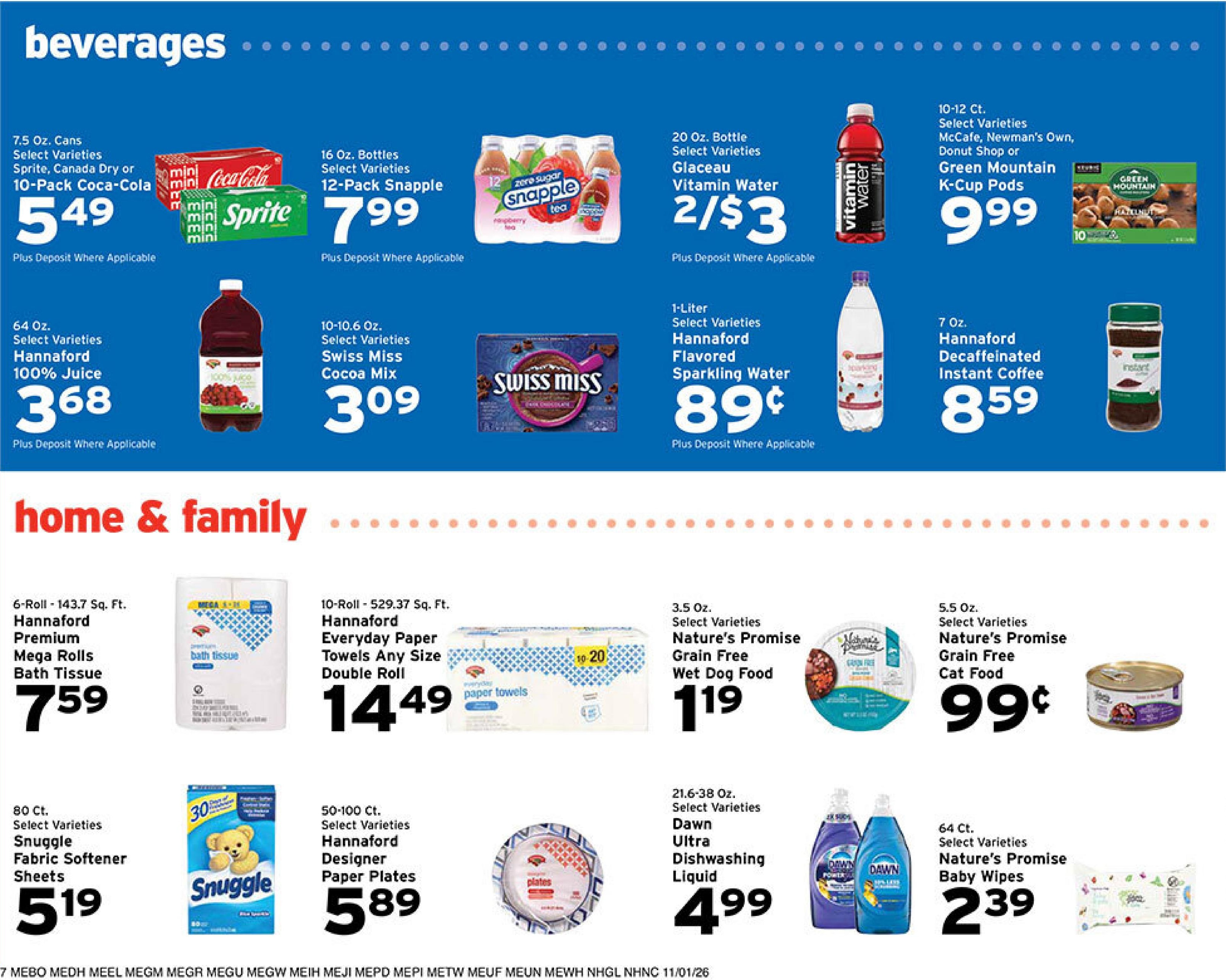 Danforth's Supermarket Weekly Ad November 1 - 7, 2026