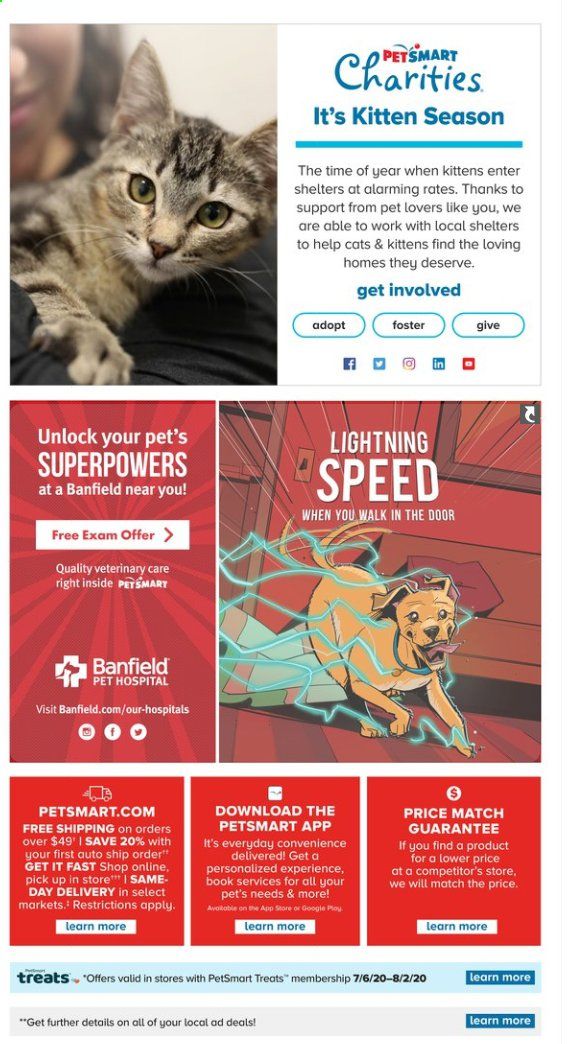 PetSmart Weekly Ad July 6 to August 2