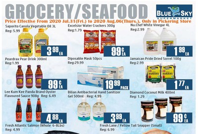 Blue Sky Supermarket (Pickering) Flyer July 31 to August 6