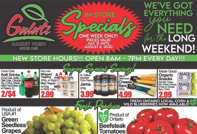 Galati Market Fresh Flyer July 31 to August 6