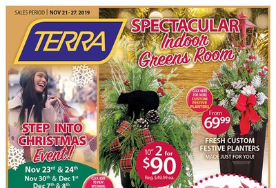 Terra Greenhouses Flyer November 21 to 27