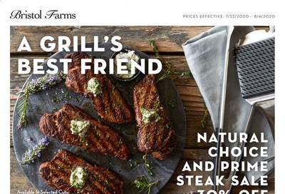 Bristol Farms Weekly Ad July 22 to August 4