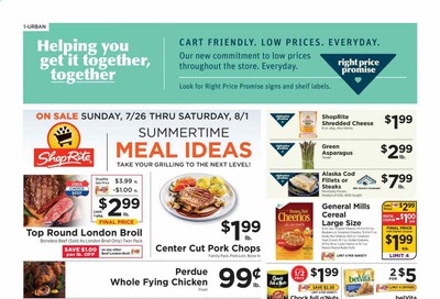 ShopRite Weekly Ad July 26 to August 1