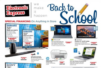 Electronic Express Weekly Ad July 26 to August 1