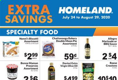 Homeland Weekly Ad July 24 to August 29