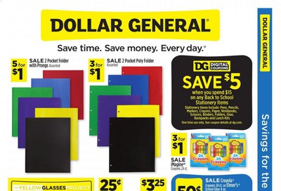 Dollar General (AL, GA, IN, LA, SC, TN) Weekly Ad July 26 to August 1
