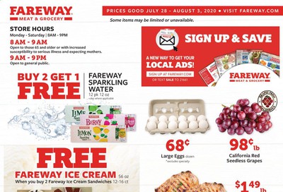 Fareway Weekly Ad July 28 to August 3