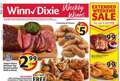 Winn Dixie (AL) Weekly Ad July 29 to August 4