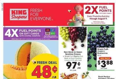 King Soopers Weekly Ad July 29 to August 4
