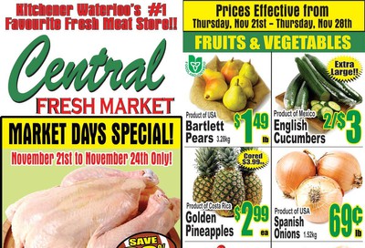 Central Fresh Market Flyer November 21 to 28