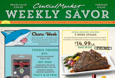 Central Market Weekly Ad July 29 to August 4