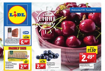 Lidl Weekly Ad July 29 to August 4