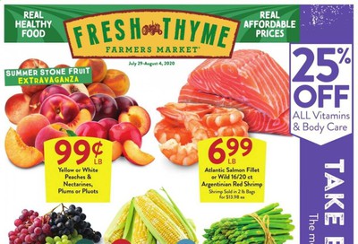Fresh Thyme Weekly Ad July 29 to August 4