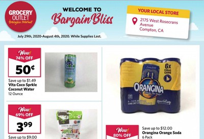 Grocery Outlet Weekly Ad July 29 to August 4