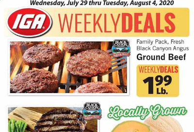 IGA Weekly Ad July 29 to August 4