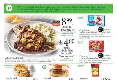 Publix Weekly Ad July 30 to August 5