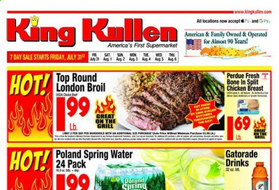 King Kullen Weekly Ad July 31 to August 6