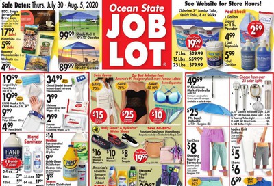 Ocean State Job Lot Weekly Ad July 30 to August 5