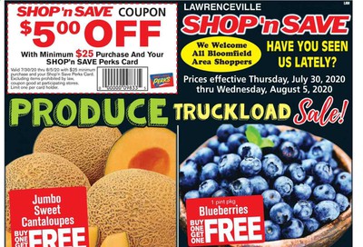 Shop ‘n Save (Pittsburgh) (MD, NY, OH, PA) Weekly Ad July 30 to August 5