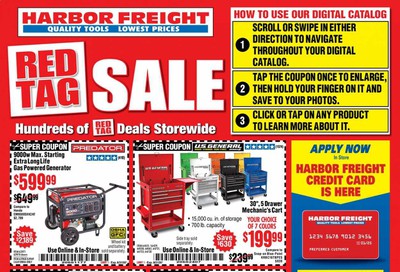 Harbor Freight Weekly Ad August 1 to August 31
