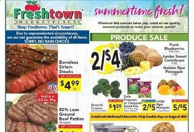 Foodtown Weekly Ad July 31 to August 6