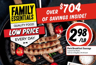 Freson Bros. Family Essentials Flyer July 31 to August 27
