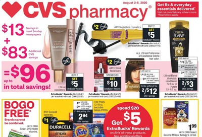 CVS Pharmacy Weekly Ad August 2 to August 8