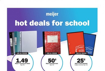 Meijer Weekly Ad August 2 to August 8