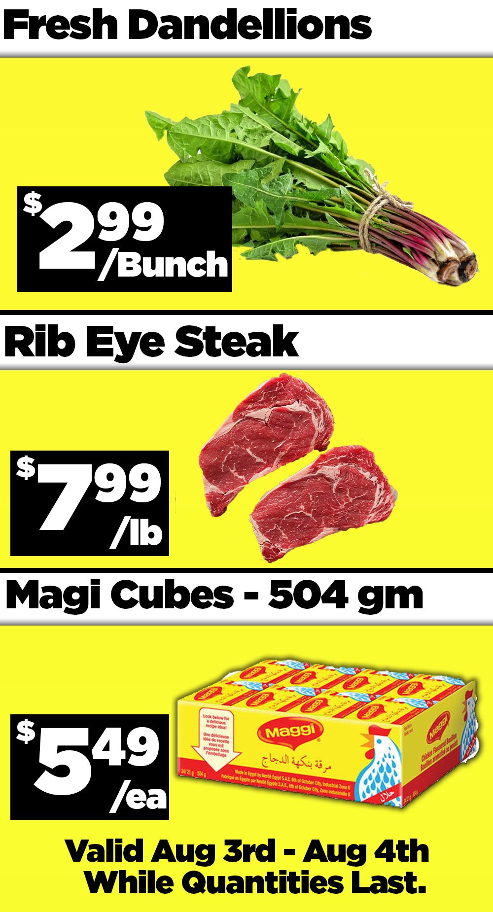 Basha Foods International Flyer August 2 to 5