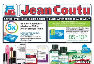 Jean Coutu (QC) Flyer August 6 to 12