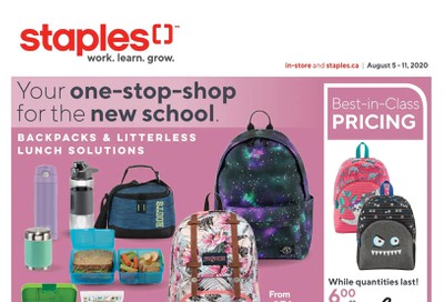 Staples Flyer August 5 to 11