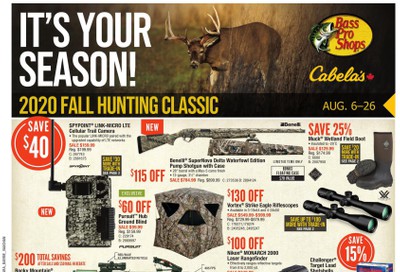 Cabela's Flyer August 6 to 26