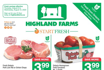 Highland Farms Flyer August 6 to 12