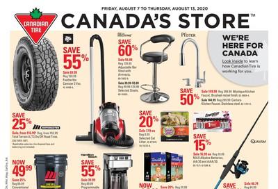 Canadian Tire (West) Flyer August 7 to 13