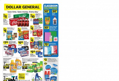 Dollar General (TX) Weekly Ad August 2 to August 8