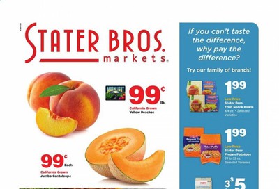 Stater Bros. Weekly Ad August 5 to August 11