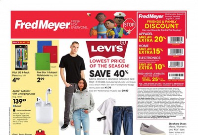 Fred Meyer Weekly Ad August 5 to August 11