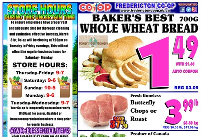 Fredericton Co-op Flyer August 6 to 12