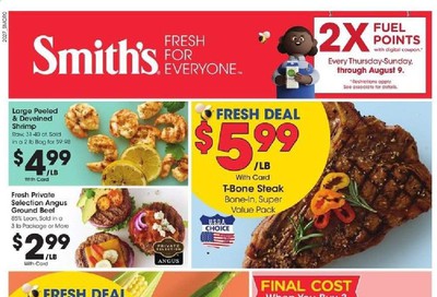 Smith's Weekly Ad August 5 to August 11