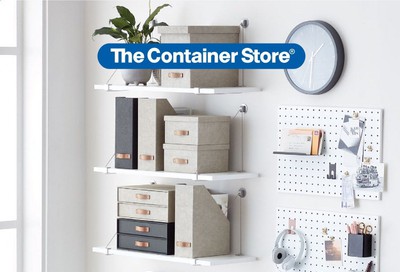 The Container Store Weekly Ad August 4 to September 8
