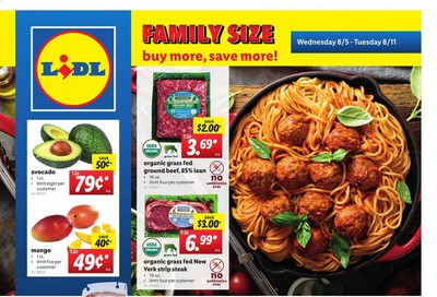 Lidl Weekly Ad August 5 to August 11