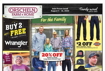 Orscheln Farm and Home Weekly Ad August 5 to August 16