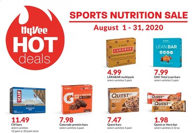 Hy-Vee (IA, IL, KS, MN, MO, NE, SD, WI) Weekly Ad August 1 to August 31
