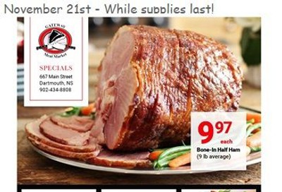 Gateway Meat Market Flyer November 21 to 27