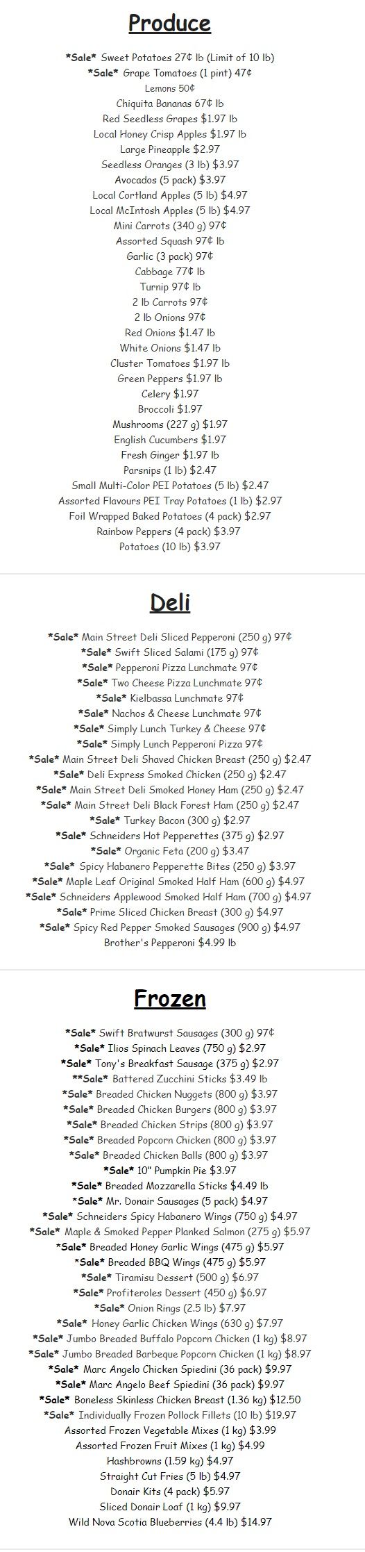 Gateway Meat Market Flyer November 21 to 27