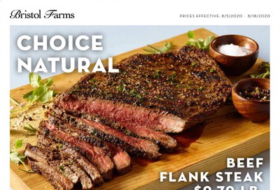 Bristol Farms Weekly Ad August 5 to August 18