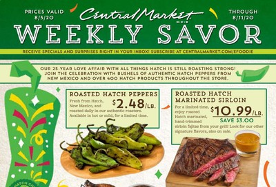 Central Market Weekly Ad August 5 to August 11