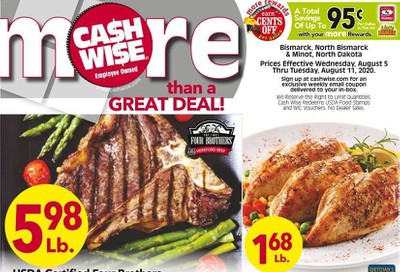 Cash Wise (MN, ND) Weekly Ad August 5 to August 11