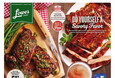 Lowes Foods Weekly Ad August 5 to August 11